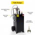 US GARVEE 30 Gallon Gas Caddy Portable Fuel Tank With Pump Without Front Wheels Gasoline Tank Fuel Storage Tank