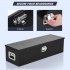 US GARVEE 30 Inch Truck Bed Tool Box Heavy Duty with Sliding Shelf Diamond Plate ToolBox Black