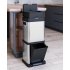 US GARVEE 34L Kitchen Trash Can Lid Fingerprint Proof Stainless Steel Classified Recycle Rubbish Bin