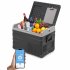 US GARVEE 37 Quart 35L Car Refrigerator Dual Zone App Control Non Frosting Freezer 12 Volt Portable Electric Car Cooler