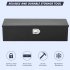 US GARVEE 39 Inch Truck Bed Tool Box Heavy Duty with Sliding Shelf Diamond Plate ToolBox Black