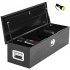 US GARVEE 39 Inch Truck Bed Tool Box Heavy Duty with Sliding Shelf Diamond Plate ToolBox Black