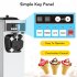 US GARVEE 4 7 5 8Gal H 1200W Commercial Ice Cream Machine Countertop Soft Serve Ice Cream Yogurt Machine