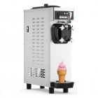 US GARVEE 4.7-5.8Gal/H 1200W Commercial Ice Cream Machine Countertop Soft Serve Ice Cream Yogurt Machine