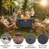 US GARVEE 44 Inch Propane Fire Pit Table 50000BTU Rectangle Table with Cover