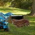 US GARVEE 48 Inch 2500 LBS Bucket Clamp on Debris Forks 5 Fork Tines Clamp on Pallet Attachments