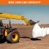 US GARVEE 48 Inch 2500 LBS Bucket Clamp on Debris Forks 5 Fork Tines Clamp on Pallet Attachments