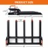 US GARVEE 48 Inch 2500 LBS Bucket Clamp on Debris Forks 5 Fork Tines Clamp on Pallet Attachments