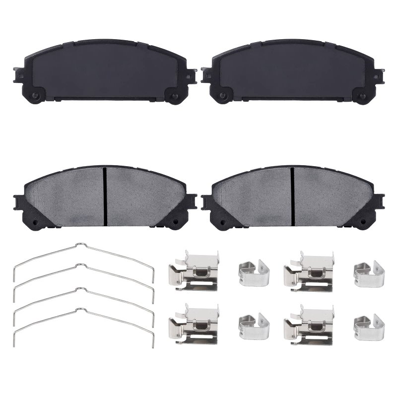 US GARVEE 4Pcs Premium Ceramic Rear Disc Brake Pads Compatible With Tundra Sequoia Land Cruiser LX570