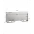 US GARVEE 5 16 inch Skid Steer Mount Plate Easy to Install Steel Quick Tach Attachment Loader Plate Steel Grey
