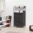 US GARVEE 5 Drawers Dresser for Bedroom with Shelf  Chest of Drawers   Storage Drawers  Tall Fabric Storage Dresser for Living Room  Organizer Unit  Easy Assemb