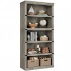 US GARVEE 5 Tier Bookcase, Farmhouse Book Shelf with Storage Open Display Bookshelves, 71