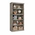 US GARVEE 5 Tier Bookcase  Farmhouse Book Shelf with Storage Open Display Bookshelves  71  Tall Book Case Wooden 5 Shelf Bookcase Home Decor Furniture for Home 