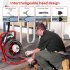 US GARVEE 50 Ft X 3 8 Inch Drain Cleaner Machine Professional Electric Drain Auger for 1 to 4 Inch Pipes