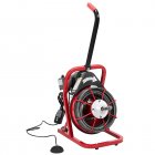 US GARVEE 50 Ft X 3/8 Inch Drain Cleaner Machine Professional Electric Drain Auger for 1 to 4 Inch Pipes