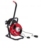 US GARVEE 50 Ft x 1/2 Inch Drain Cleaner Machine Professional Electric Drain Auger for 1 to 4 Inch Pipes