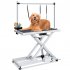 US GARVEE 50  Professional Dog Grooming Table Heavy Duty X Type Electric Lift Large Pet Grooming Table w Aluminum Dog Grooming Arm Anti Slip Tabletop Tool Organ