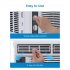 US GARVEE 5000 BTU Window Air Conditioner Window AC Unit with Controls and Reusable Filter