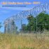 US GARVEE 500FT Razor Barbed Wire 50FT Per Roll Razor Wire Fencing Razor Fence Barbed Wire
