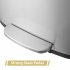 US GARVEE 50L Kitchen Trash Can Smudge Resistant Rectangular Garbage Can with Soft Close Foot Pedal