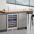 US GARVEE 52 Bottles Wine Fridge Dual Zone Wine Cooler Refrigerator with Digital Temperature Control