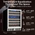 US GARVEE 52 Bottles Wine Fridge Dual Zone Wine Cooler Refrigerator with Digital Temperature Control