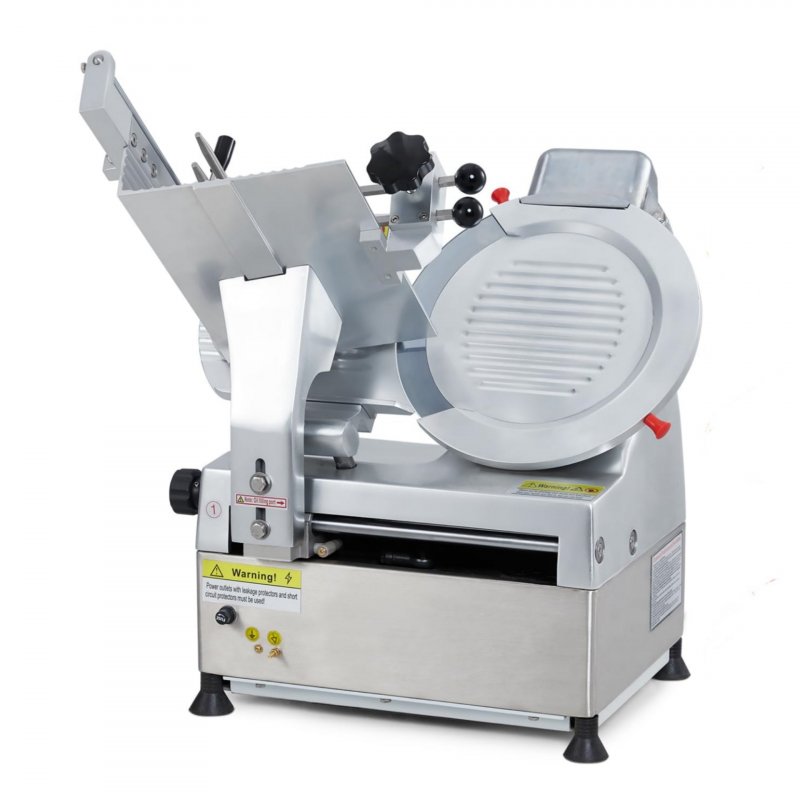 US GARVEE 550W Automatic Meat Slicer Deli Slicer with 12 Inch Carbon Steel Blade Meat Slicer Machine