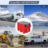 US GARVEE 58 Gallon Portable Fuel Tank Diesel Transfer Tank  with 12V DC Fuel Transfer Pump Red