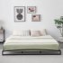 US GARVEE 6 Inch Metal King Bed Frame  Heavy Duty Low Profile King Bed Frame Support Mattress Foundation  No Box Spring Needed Easy Assembly