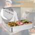 US GARVEE 6 Pack Full Size Hotel Pan Commercial Stainless Steel Anti Jamming Steam Table Pan
