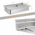 US GARVEE 6 Pack Full Size Hotel Pan Commercial Stainless Steel Anti Jamming Steam Table Pan
