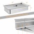 US GARVEE 6 Pack Full Size Pan Commercial Stainless Steel Anti Jamming Steam Table Pan