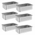US GARVEE 6 Pack Full Size Hotel Pan Commercial Stainless Steel Anti Jamming Steam Table Pan