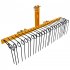US GARVEE 60 Inch Pine Straw Rake  3 Point Hitch Landscape Rake Attaches to Cat 0 Cat 1  Dethatcher Rake for Tractor