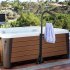 US GARVEE 600LBS Capacity Hot Tub Handrail 56 Inch Safety Handrail for Indoor Outdoor Bath Black