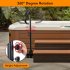 US GARVEE 600LBS Capacity Hot Tub Handrail 56 Inch Safety Handrail for Indoor Outdoor Bath Black