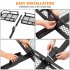 US GARVEE 60x20x6 Inch Folding Hitch Mount Cargo Carrier Steel Construction Cargo Basket 500lb Capacity