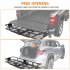 US GARVEE 60x20x6 Inch Folding Hitch Mount Cargo Carrier Steel Construction Cargo Basket 500lb Capacity