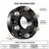 US GARVEE 6x5 5 Wheel Spacers Compatible with 2019 2020 Ram 1500  1 5 Inch Forged Hub Centric M14X1 5 Stud Hub Bore 77 8mm