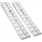 US GARVEE 72x15 Inch Aluminum Trailer Ramps 6000lbs Aluminum Ramps with Hook Ends, Loading Ramps for ATV Truck Motorcycle Lawn Mower Snow Blower 2pcs
