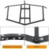 US GARVEE 74 Inch ATV Drag Harrow with 2 Adjustable Bars Driveway Drag Grader for Landscape Leveling