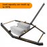 US GARVEE 74 Inch ATV Drag Harrow with 2 Adjustable Bars Driveway Drag Grader for Landscape Leveling