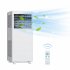 US GARVEE 8 000 BTU Portable AC with Dehumidifier  Fan Modes  White