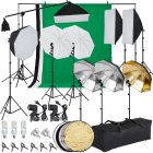 US GARVEE 8.5x10ft Photography Kit with Backdrops for Portrait Shoots