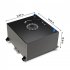 US GARVEE 8 Gallon Universal Fuel Cell Drift Strip Gas Tank  Level Sender Coated Aluminum Polished