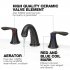 US GARVEE 8 Inch Bathroom Faucets For Sink 3 Hole Bronze Bathroom Faucet