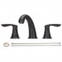 US GARVEE 8 Inch Bathroom Faucets For Sink 3 Hole Bronze Bathroom Faucet