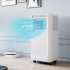 US GARVEE 8000 BTU  ASHRAE    5000 BTU  DOE  Portable Air Conditioner  Cools 350 Sq ft  3 in 1 Mini Standing AC Unit Cool Fan Dry  Quiet Operation  Remote  Fast