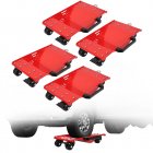 US GARVEE 8000LBS Capacity Car Dolly Set of 4, Brakes&Tow Hooks for Trucks