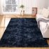 US GARVEE 8x10 Area Rugs for Bedroom Plush Rug Fuzzy Rug Living Room Rugs Non Slip Rug for Living Room Bedroom Dining Room Office Blue